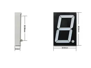 7 Segment Led Display HOUKEM-12011-ARGB Tri-colors 1.2 Inch Led 7 Segment Display Rgb