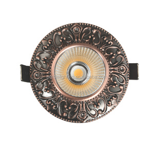 Berdis-luz descendente de techo con patrón clásico regulable, lámpara LED recortada de 75mm
