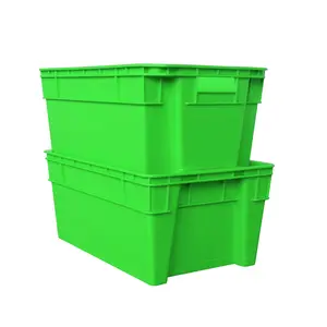 塑料运输鸡工业堆垛嵌套嵌套用于食品和蔬菜的 nestable crate box