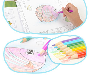 Set di Cancelleria Portatile in Scatola di <span class=keywords><strong>Legno</strong></span> da 251 Pezzi Assortiti per Disegno e Scrittura, per Studenti e Regali Artistici - Product Image 5