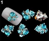 डी धातुई जिक्रोन rhinestones के क्रिस्टल कील कला युक्तियाँ स्टड चमकदार फोन सजावट उपकरण