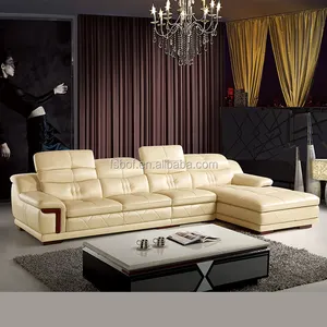 家居家具现代风格豪华套装设计低价沙发套，真皮沙发, 最新客厅沙发设计 6809