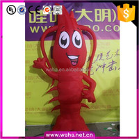 Prix bas! Modèle d'animal gonflable de 10000 cm, homard gonflable géant