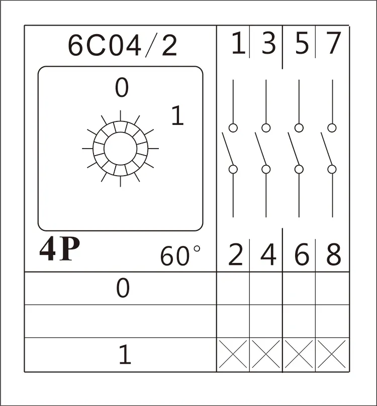 Cansen Sakelar Jarak Jauh Manual Pengganti Kraus & Naimer Sakelar Gir Jalur Biru (CA4) Sakelar Ganti