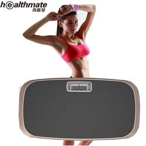 Plataforma de vibración de cuerpo completo de <span class=keywords><strong>500W</strong></span> para Fitness, adelgazamiento en interiores, moldeador de cuerpo de masaje Crazy Fitness - Product Image 1