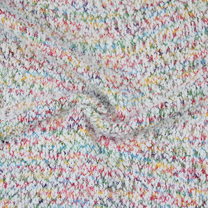 Winter High Quality Knitted Colorful rainbow Sweater <strong>Oversize</strong> Open Stitch Long Sleeve Women Top <strong>Cardigan</strong> with Pockets - Product Image 4