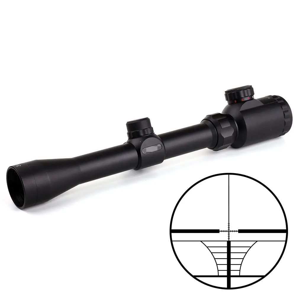 Riflescope 핫 판매 3-9x32 모든 건 마운트 전술 망원경 시력 나들이 사냥