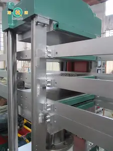 Harga baru ubin karet mesin press/lantai karet membuat mesin/tikar karet mesin manufaktur