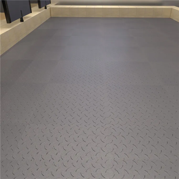 Pavimenti in lamiera d'acciaio pavimenti in gomma PVC palestra/danza/KTV pavimenti in gomma per il fitness, pavimenti in lamiera d'acciaio