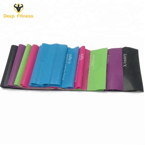 100% naturale in lattice fasce lunghe elasticizzate professionale fascia elastica resistenza rotolo per terapia fisica Yoga <span class=keywords><strong>Pilates</strong></span> - Product Image 5