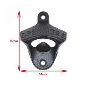 Speciale Duurzaam Vagina Flesopener Rustieke Hardware Gietijzeren Wall Mount Flesopener Groothandel