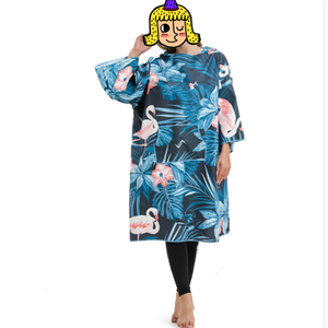 Kleine MOQ Quick Dry Surf poncho Mikrofaser Ändern Robe Strand Handtuch für erwachsene - Product Image 4