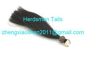 LLavero de pelo de caballo y borlas, 5-12 cm, hecho de pelo de caballo real a mano - Product Image 6
