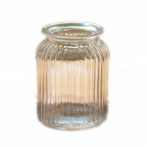 แจกันแก้วทรงกระบอกขนาดใหญ่ วัสดุแก้วใส สำหรับตกแต่งบ้าน - Product Image 1
