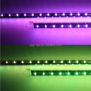 Mưa sao băng 3D dọc 360 độ RGB LED DMX pixel Ống Câu lạc bộ Disco bar sàn nhảy sân khấu thiết bị chiếu sáng