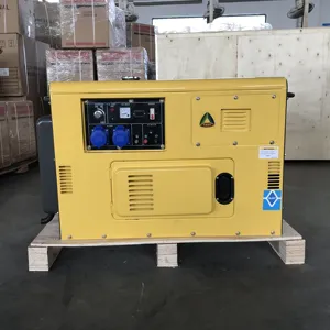 Air cooled double cylinder Silent diesel generator 10KW