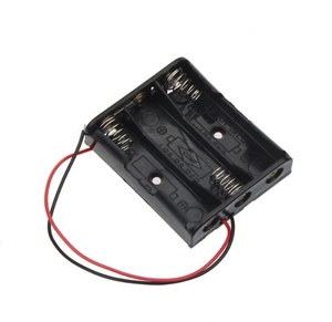 RUIQIIC Hot selling Black Plastic AA Size Power Battery Storage Case Box Holder Leads With 1 <strong>2</strong> <strong>3</strong> 4 Slots <strong>2</strong><strong>.</strong>26 - Product Image 2