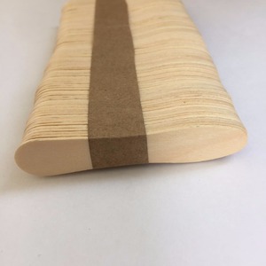 Bâtonnets <span class=keywords><strong>de</strong></span> crème glacée en bois écologique, 50 pièces, bord rond coloré, avec logo - Product Image 4