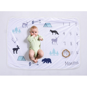 Chine marché papillon <span class=keywords><strong>pas</strong></span> <span class=keywords><strong>cher</strong></span> prix doux svg mensuels d'étape bébé couverture - Product Image 5