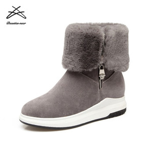 New Arrival <strong>Sheepskin</strong> Winter Fur Snow <strong>Boots</strong> <strong>Women</strong> - Product Image 4