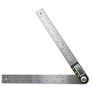 Regla de ángulo Digital de acero inoxidable, medidor buscador, inclinómetro, goniómetro, 200mm, 8 pulgadas
