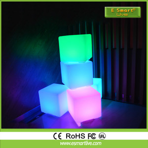 Led lumineux poly chaise cube/Discothèque LED Cube Siège Chaise Chaise de Bar - Product Image 2