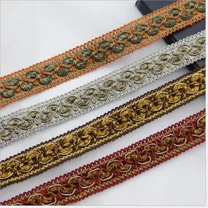 Home textile decorative lace sofa 3cm Polyester braid trim gimp