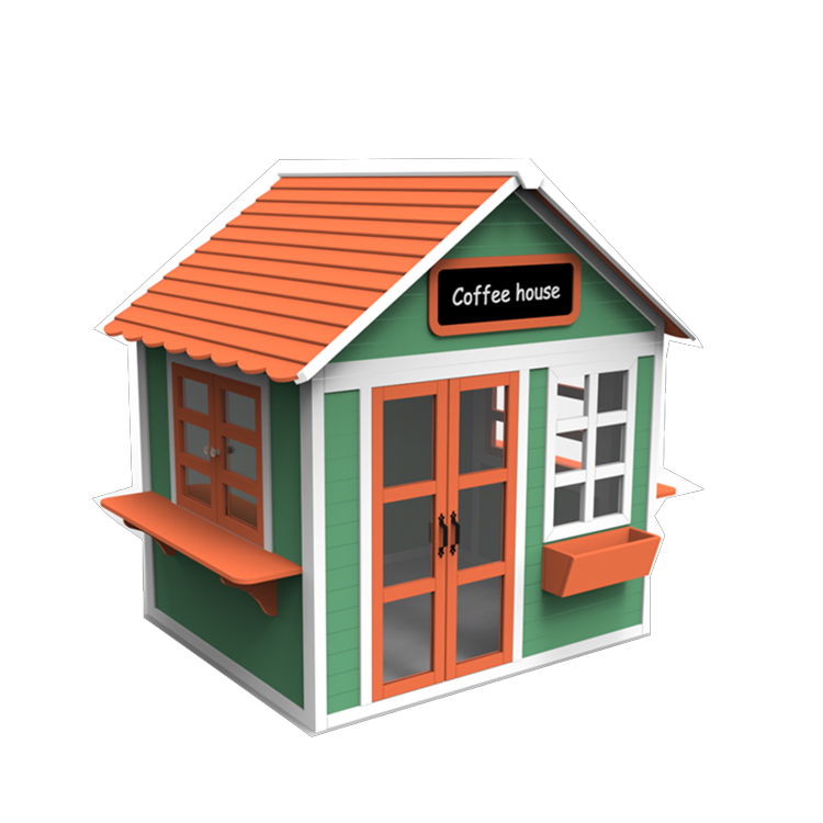 Маленький популярный детский игровой домик, деревянный домик с окном