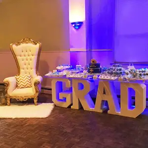 White Decoration Letter Tables for Parties