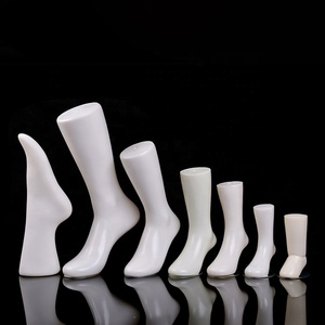 <span class=keywords><strong>Pies</strong></span> de Maniquí de pie femenino y masculino de plástico baratos personalizados para exhibición de calcetines con soporte magnético - Product Image 2