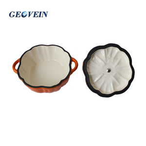 Meilleures ventes : Ustensiles <span class=keywords><strong>de</strong></span> <span class=keywords><strong>cuisine</strong></span> en fonte émaillée en forme <span class=keywords><strong>de</strong></span> citrouille - Product Image 2