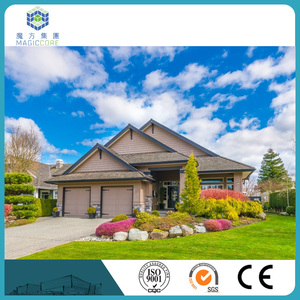 Magiccore thép biệt thự Ánh sáng khung thép thiết kế hiện đại biệt thự với carport sử dụng Quảng Tây Xuất xứ 1 năm bảo hành - Product Image 2