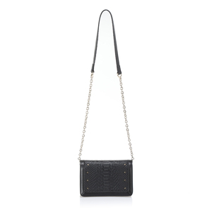 Di design di lusso da donna <span class=keywords><strong>con</strong></span> marchio 100% in vera pelle di cuoio nero borse a tracolla da donna all'ingrosso - Product Image 2