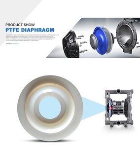 उच्च तंगी Tetrafluoro(PTFE) डायाफ्राम झिल्ली सील वाल्व डायाफ्राम के लिए एल्यूमीनियम पंप्स