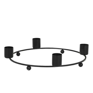 Bougeoir d'intérieur de noël en fer forgé - Product Image 1