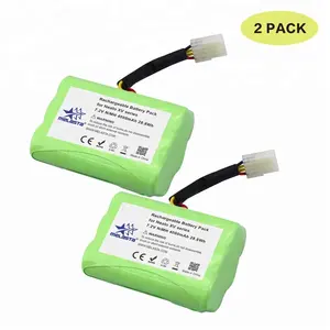Qualified design iRobotic Vacuum Cleaner 7.2V NiMh 4000mAh rechargeable battery pack for Neato XV series