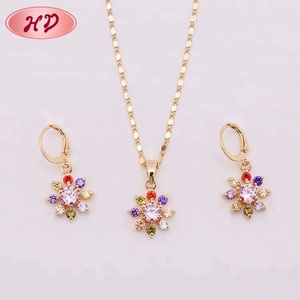 Best Brand <strong>Jewelry</strong> <strong>Pakistani</strong> Colorful 18K Gold <strong>Jewelry</strong> <strong>Sets</strong> for Women - Product Image 1