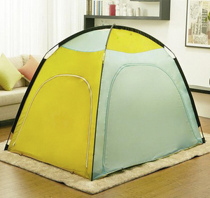 Tente de lit carrée chaude d'intérieur bon marché Poteau automatique en fibre de verre pour enfants Tissu polyester Activités de plein air pour 2 personnes Randonnée Pêche - Product Image 4
