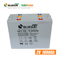 Batterie solaire au gel 240v 1000ah 2v 1000ah 1500ah 1600ah Batterie de stockage solaire