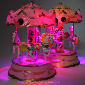 Boîte à musique <span class=keywords><strong>de</strong></span> carrousel pour enfants, cadeau <span class=keywords><strong>de</strong></span> mariage, <span class=keywords><strong>jouet</strong></span> - Product Image 3