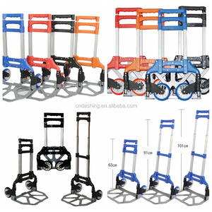 Alüminyum transpalet hafif katlanır bakkal teleskopik kolu kamp alışveriş pazarı taşıma taşınabilir <span class=keywords><strong>Market</strong></span> arabası - Product Image 2