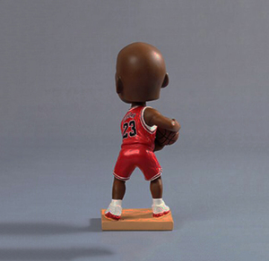 Statuetta Personalizzata in Resina di <span class=keywords><strong>Michael</strong></span> Jordan con Testa Oscillante, Fatta a Mano, Modello JE-012 - Product Image 6