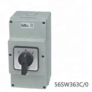 Interruptor de conmutación aislante cuadrado impermeable, IP66, estándar australiano, 56SW320C/O 56SW332C/O, 3 polos, 20A, 32A, 63A, 20 AMP
