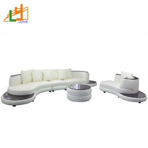 Venta caliente salón u forma esquina sofá de cuero moderno diseño simple Alibaba sofá muebles - Product Image 4