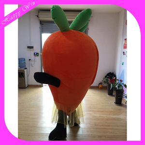 Özelleştirilmiş softy şişme peluş havuç maskot kostümleri reklam havuç yürüyüş kostümleri satılık - Product Image 6