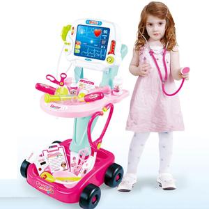Set Gioco Carrello del Dottore per Bambini, <span class=keywords><strong>Giocattoli</strong></span> di Ruolo per Giocare a Dottore - Product Image 2