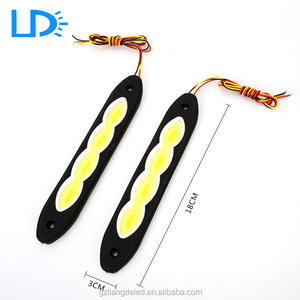 12 mois garantie flexible led cob orange couleur drl éteindre les lumières - Product Image 2