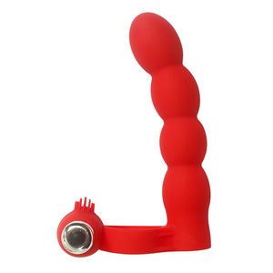 Hombres Mujeres juguetes sexuales de consolador grande con anillo de pene consolador vibrador - Product Image 2