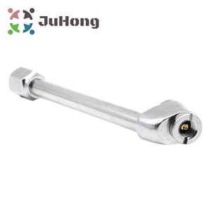 6 "Long Tilt-Lock Angle Head Double Pied Chrome Plaqué Air Mandrin 1/4" NPT Pneu Gonflage Air Mandrin Pneu Réparation <span class=keywords><strong>Garage</strong></span> - Product Image 1