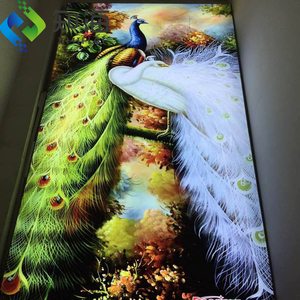 Plafonds tendus ZHIHAI, imprimé arbre vert avec soleil, faux plafond lumineux - Product Image 6